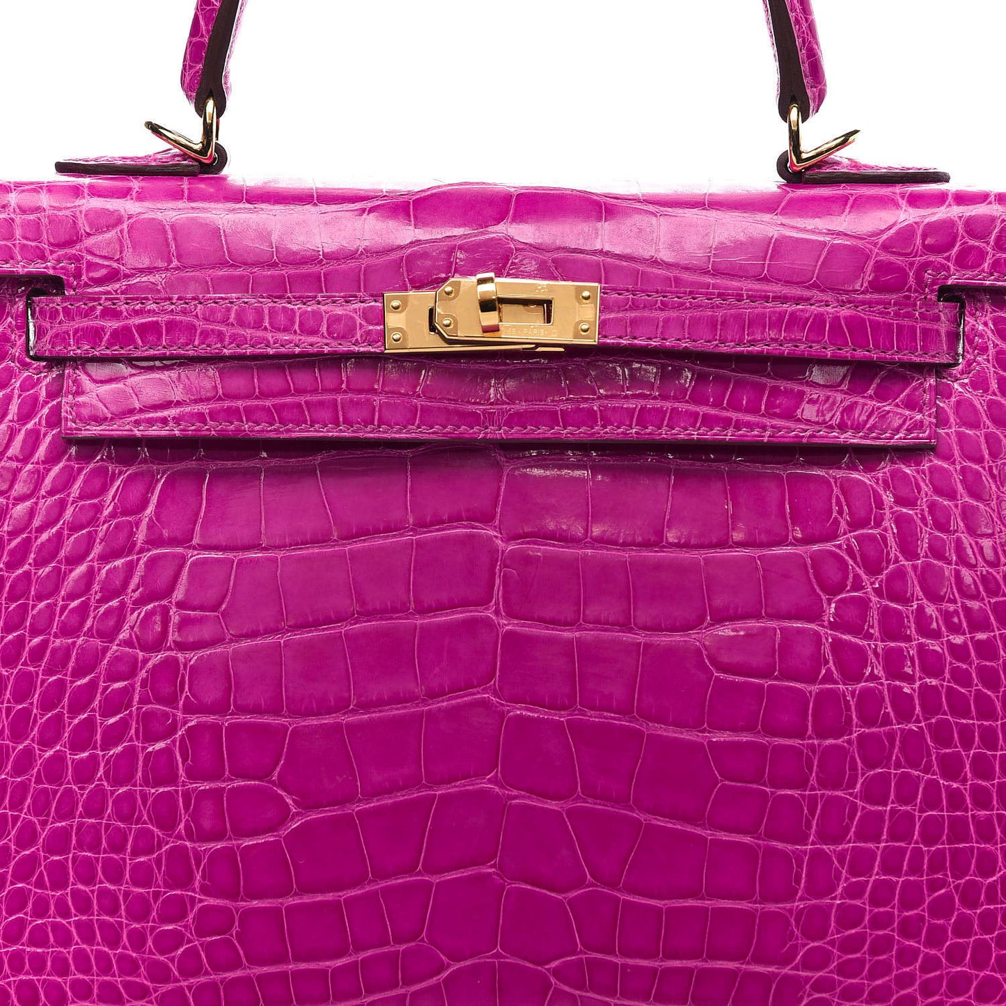 Shiny Alligator Kelly Sellier 25 Rose Scheherazade