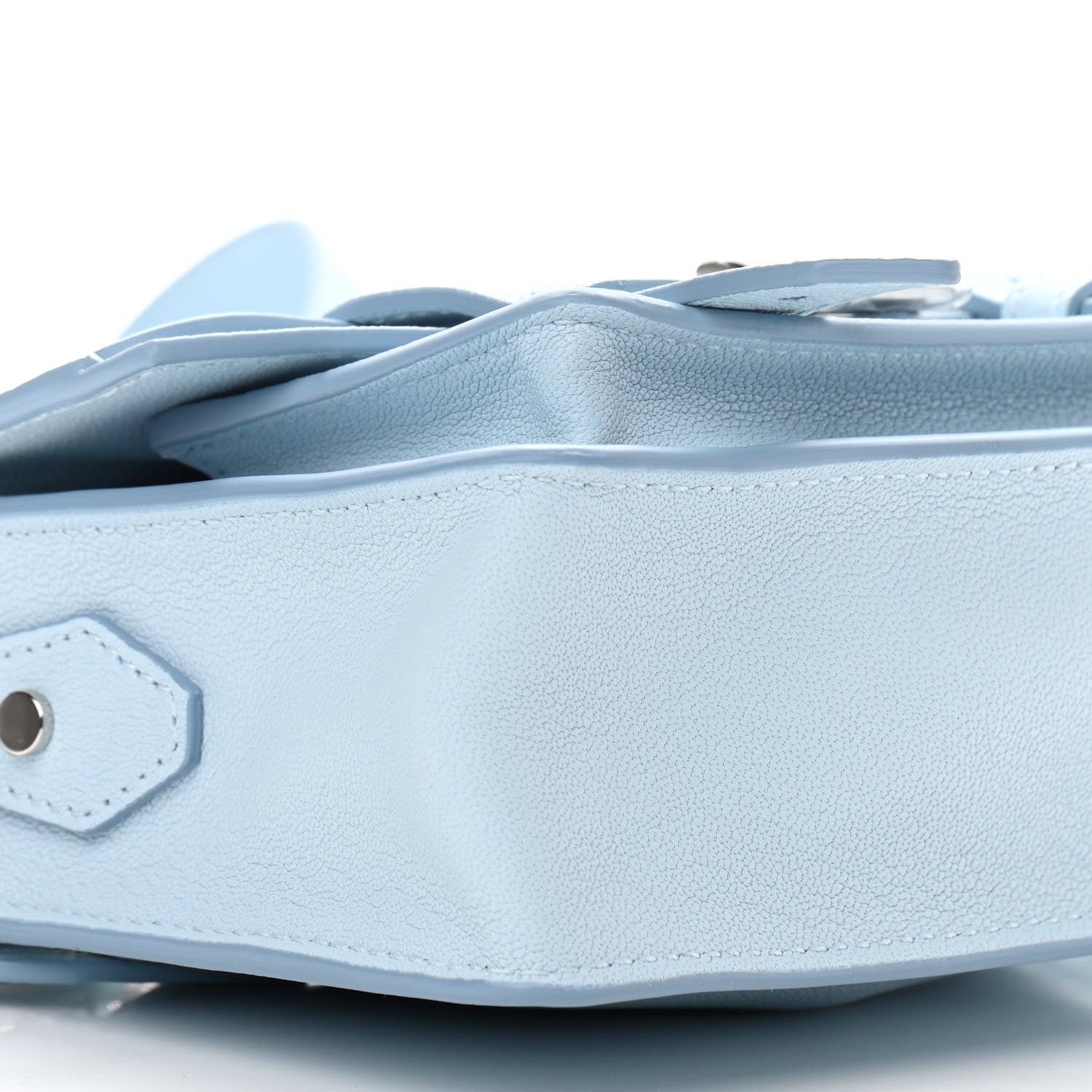 Proenza Schouler Lambskin Micro PS1 Satchel Baby Blue 8 of 9