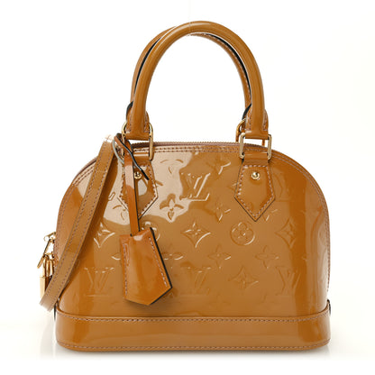 Louis Vuitton Vernis Alma BB Vert Olive 1 of 11