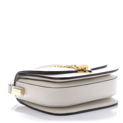 Gucci Azalea Calfskin Mini Sylvie 1969 Flap Messenger Bag Mystic White 4 of 10
