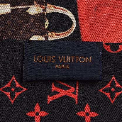 Louis Vuitton Silk Monogram Tribute To Alma BB Bandeau Black 4 of 5