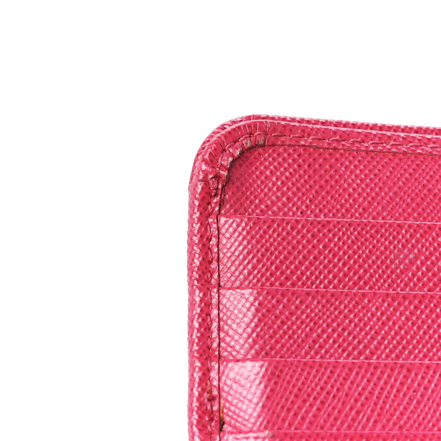 Saffiano Metal Compact Wallet Peonia