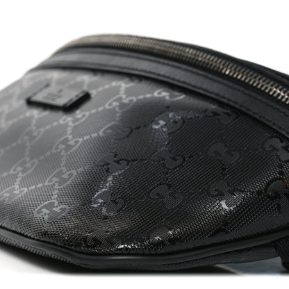 Gucci Imprime Monogram Belt Bag Black 9 of 9