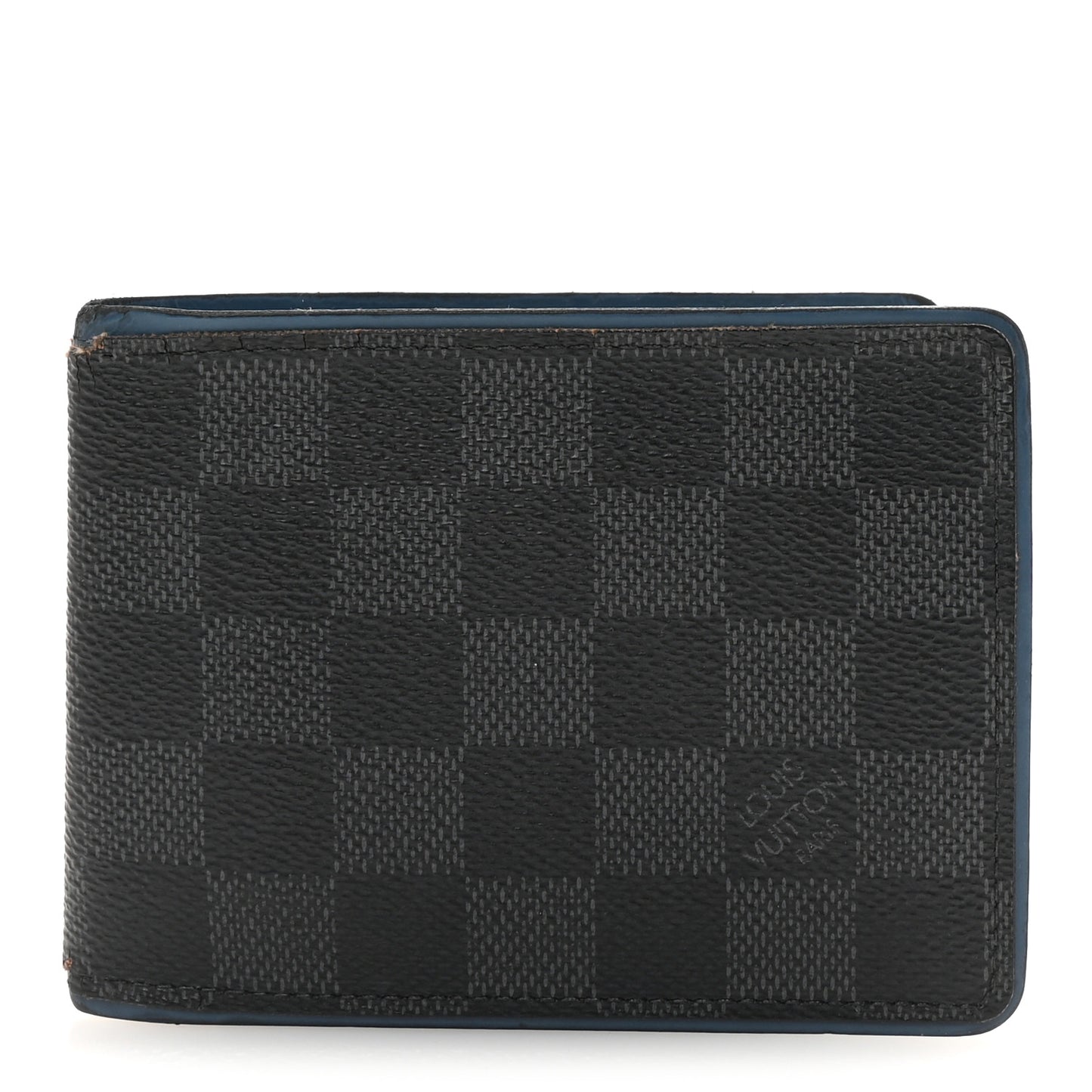 Damier Graphite Multiple Wallet Blue