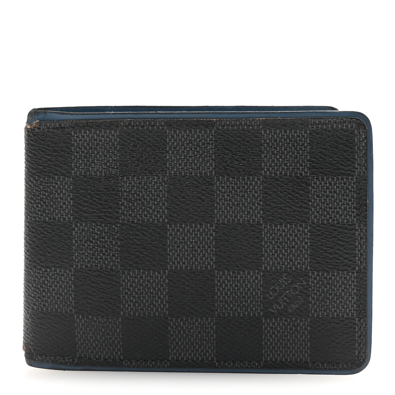 Louis Vuitton Damier Graphite Multiple Wallet Blue 1 of 6