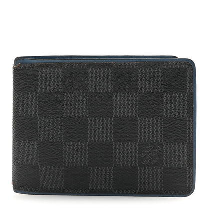 Louis Vuitton Damier Graphite Multiple Wallet Blue 1 of 6