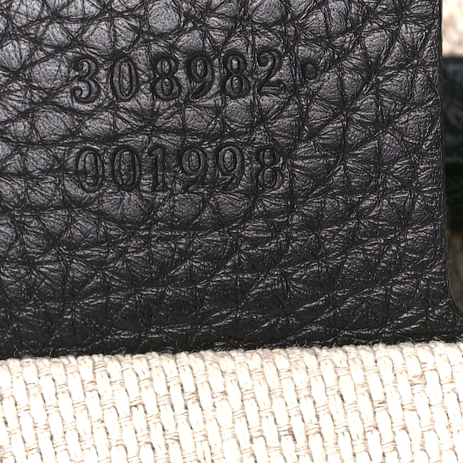 Gucci Pebbled Calfskin Medium Soho Chain Shoulder Bag Black 7 of 11