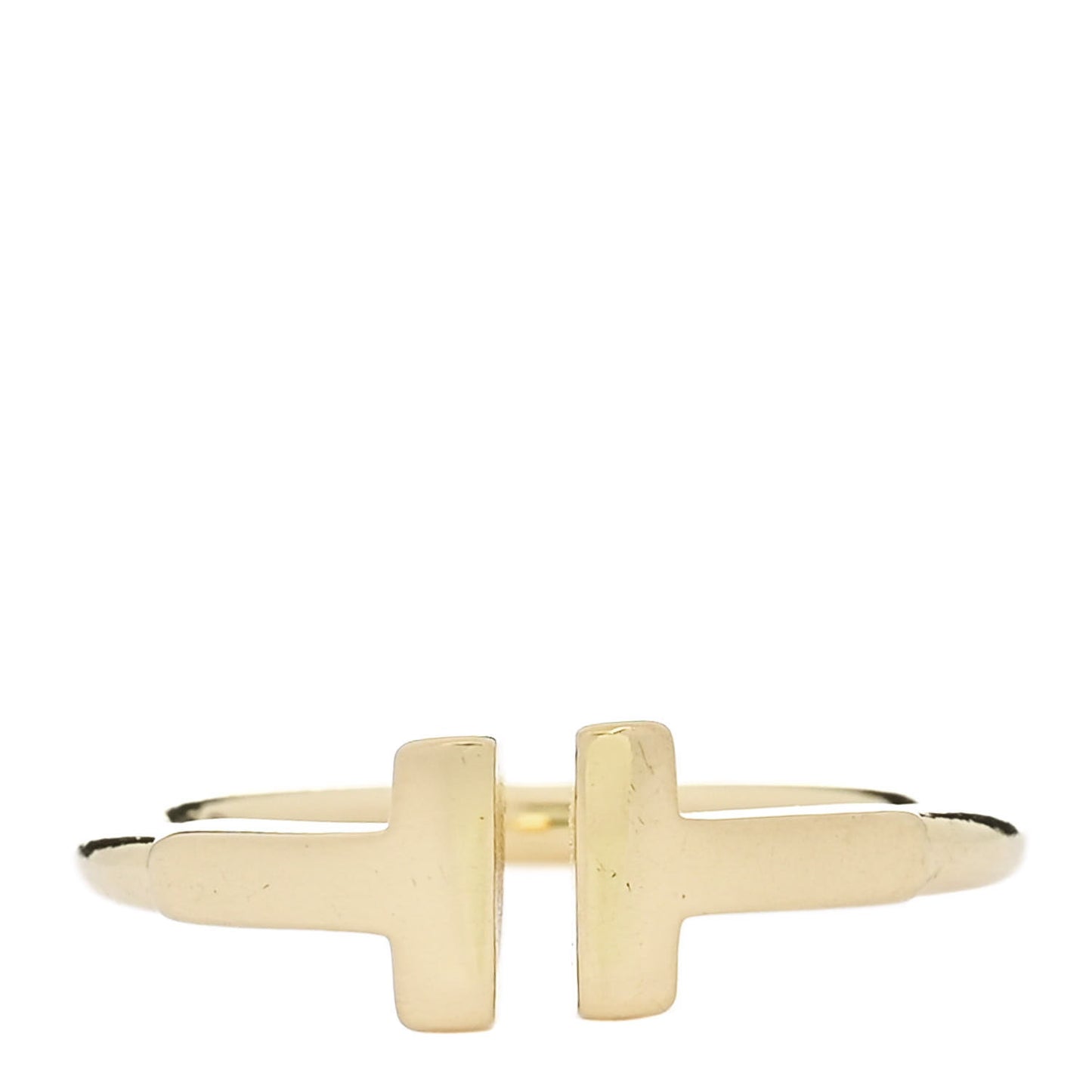 18K Yellow Gold T Wire Ring 47 4