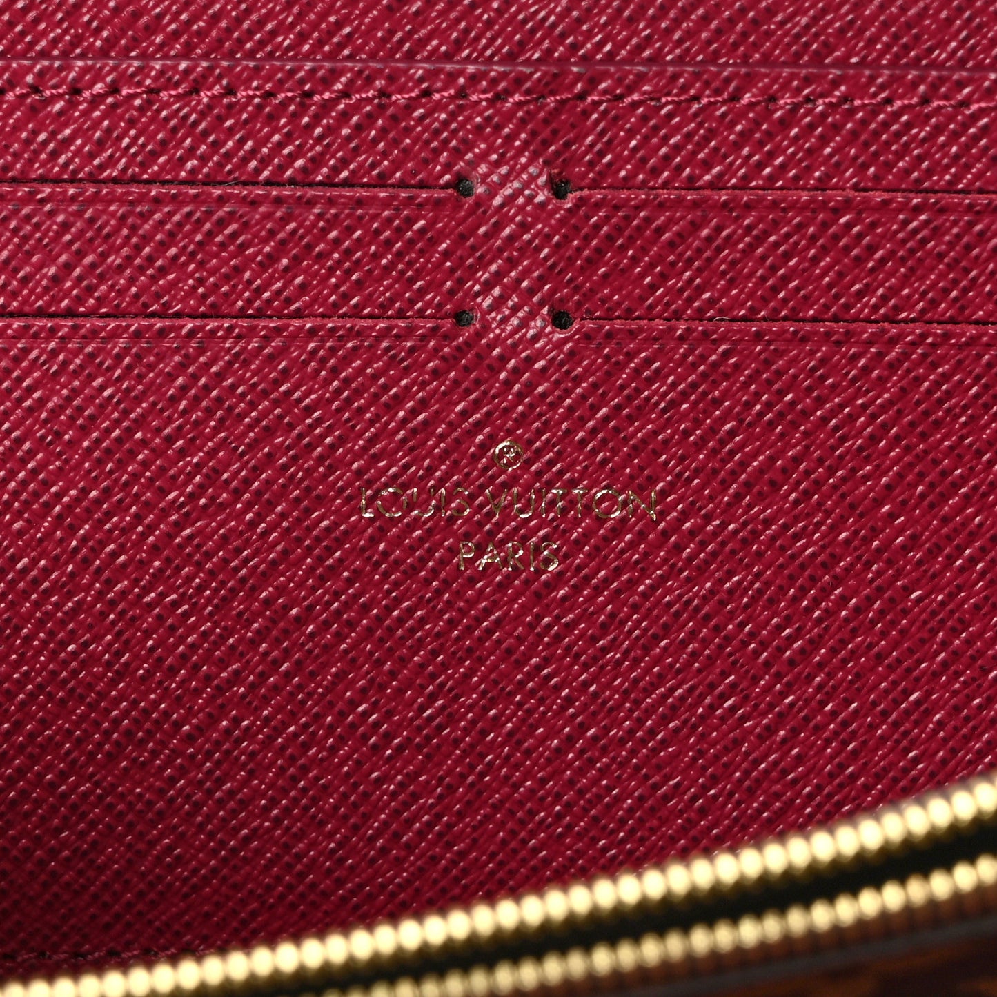 Monogram Clemence Wallet Fuchsia