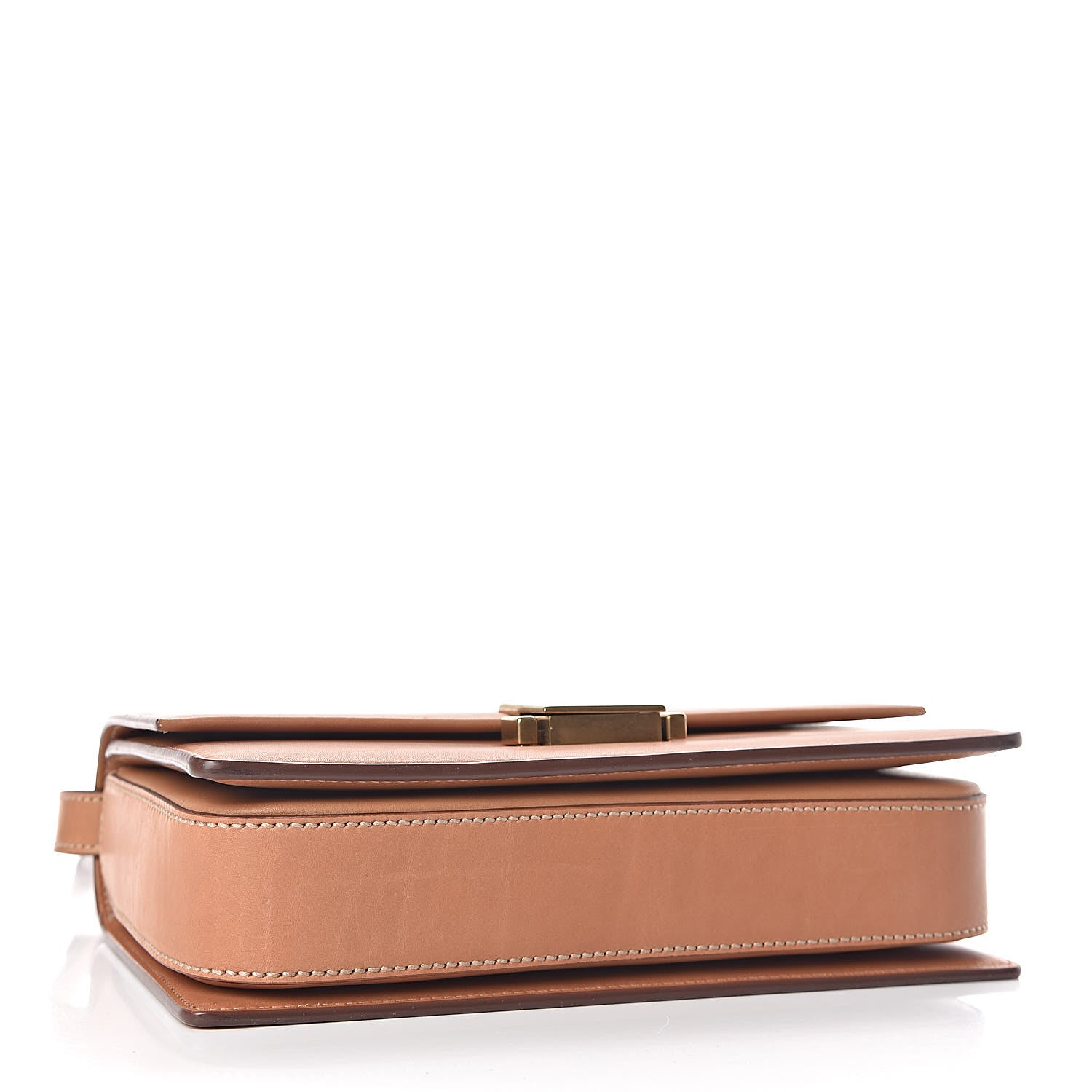 Saint Laurent Calfskin Medium Bellechasse Satchel Brown 4 of 12