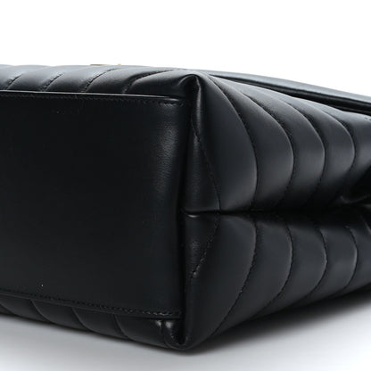 Saint Laurent Calfskin Y Quilted Monogram Medium Loulou Chain Satchel Black 9 of 9