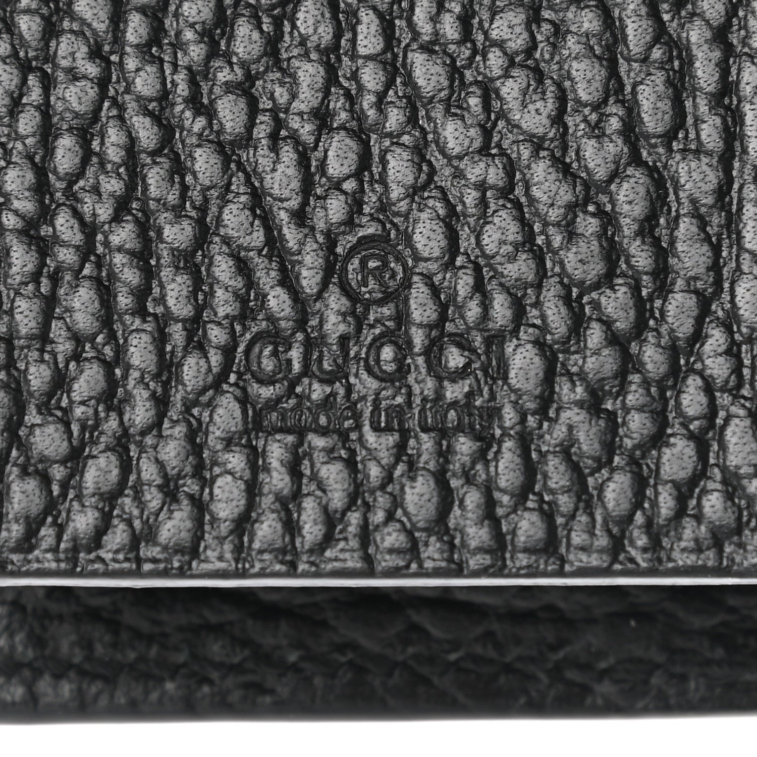 Gucci Dollar Calfskin GG Supreme Monogram GG Marmont 6 Key Holder Case Black Beige Ebony 6 of 9
