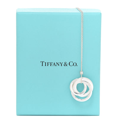 Tiffany Sterling Silver 1837 Circles Pendant Necklace 7 of 7