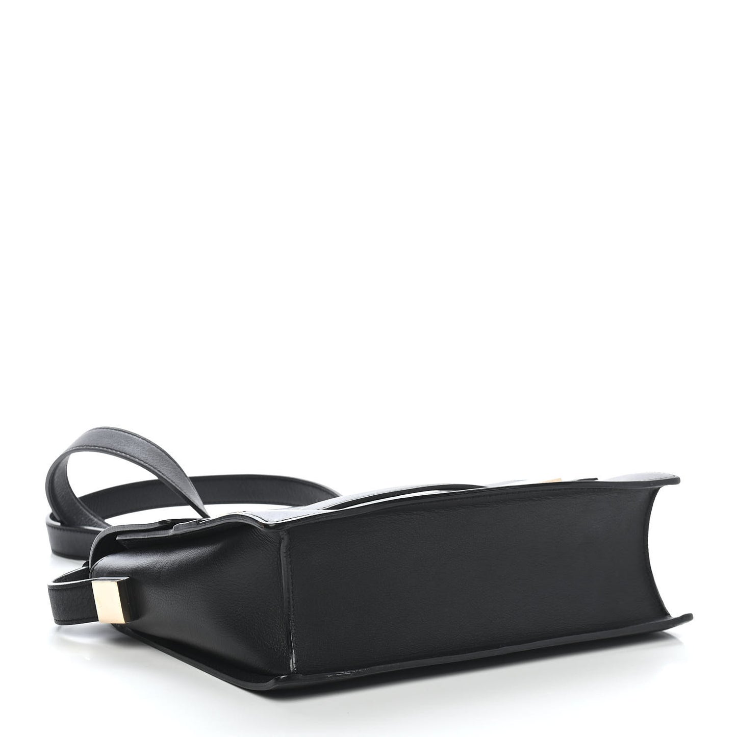 Supple Calfskin PM Madame Shoulder Bag Black