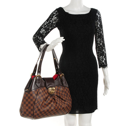 Louis Vuitton Damier Ebene Sistina GM 2 of 7