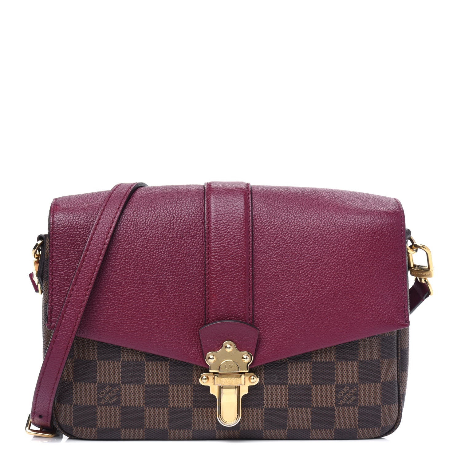Louis Vuitton Damier Ebene Clapton Raisin 1 of 4