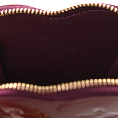 Louis Vuitton Vernis Heart Coin Purse Violet 6 of 9