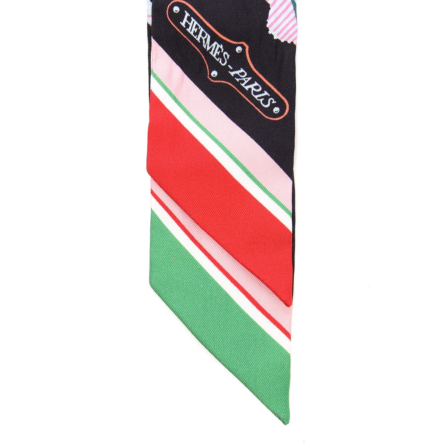Silk Cavalcadour Morning Twilly Black Rouge Vert