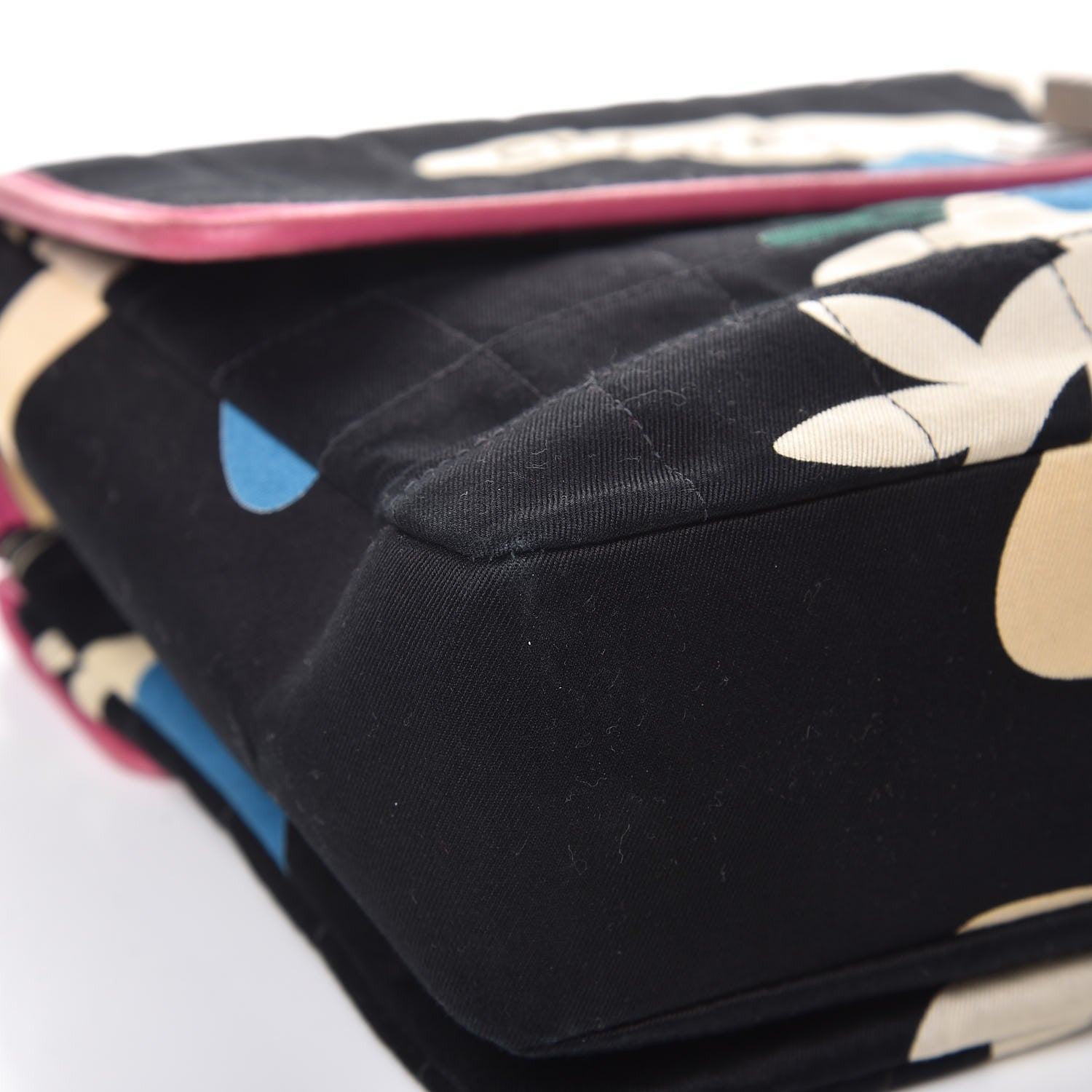 Chanel Canvas Chocolate Bar Quilted Flap Multicolor 13 of 13