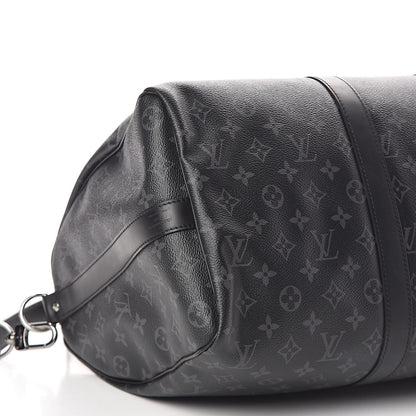 Louis Vuitton Monogram Eclipse Keepall Bandouliere 45 8 of 10