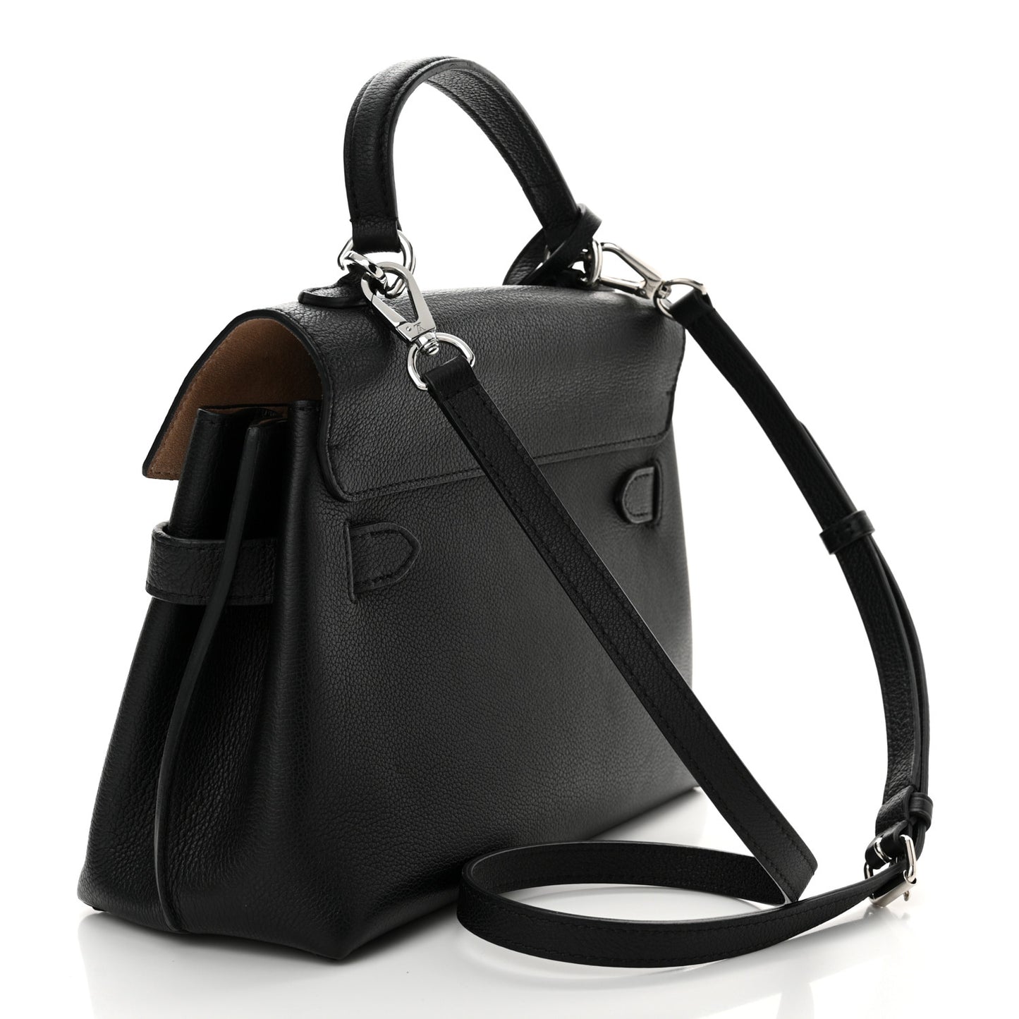 Soft Calfskin Lockme Ever Black