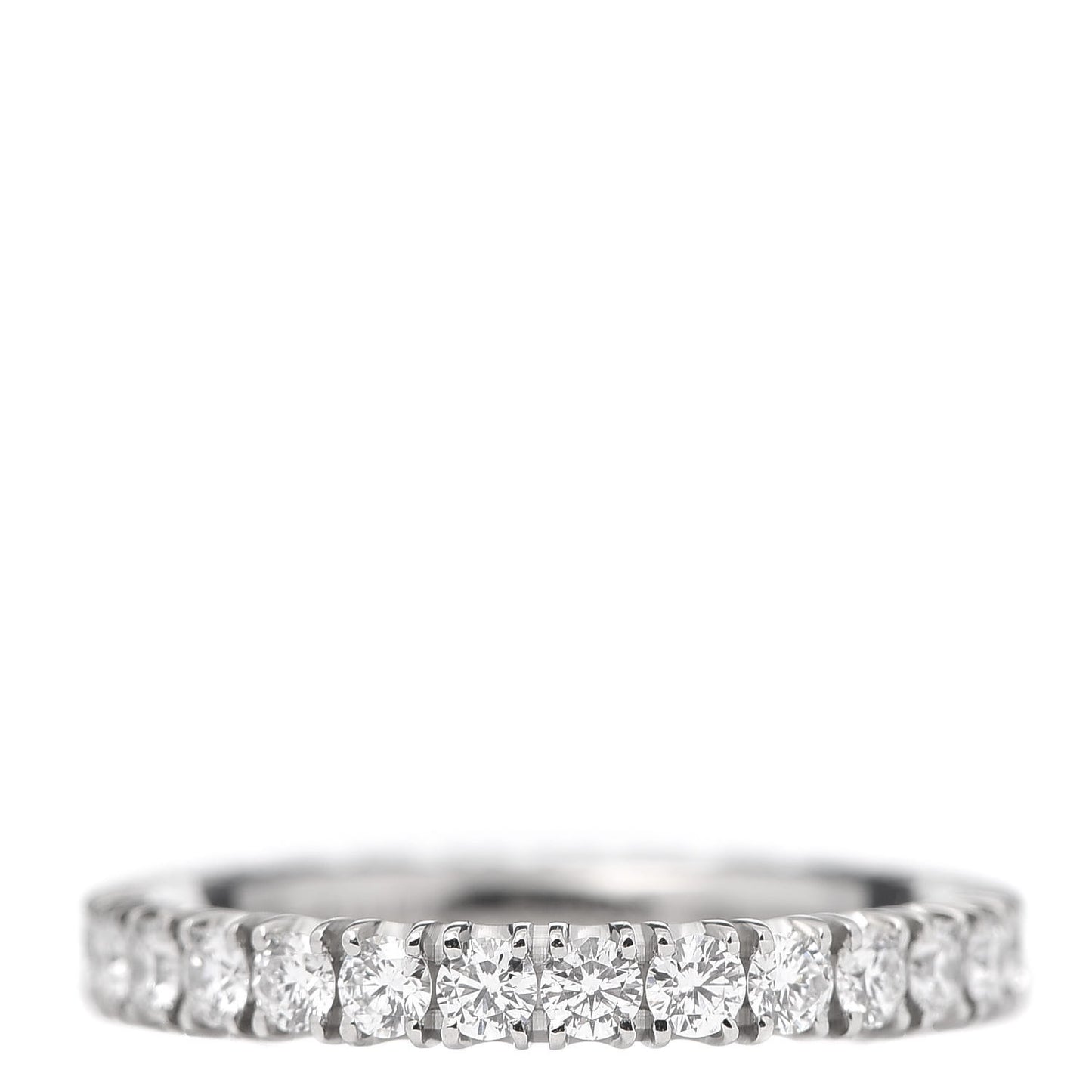 Platinum Diamond .98ct Eternity Ring 49 4.75