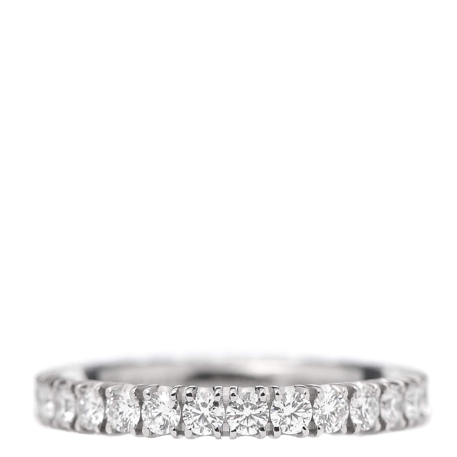 Cartier Platinum Diamond .98ct Eternity Ring 49 4.75 1 of 8