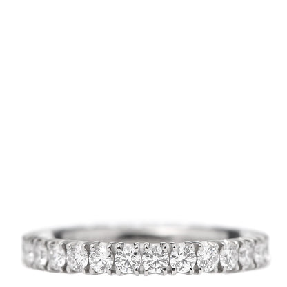 Cartier Platinum Diamond .98ct Eternity Ring 49 4.75 1 of 8