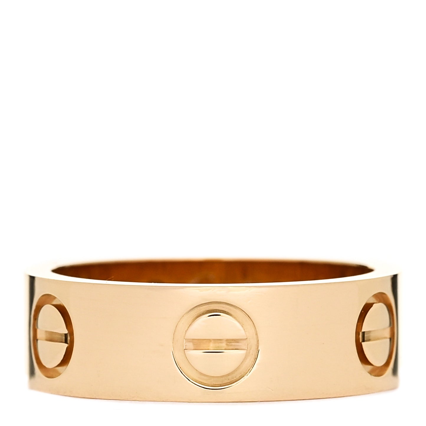 18K Yellow Gold 5.5mm LOVE Ring 48 4.5