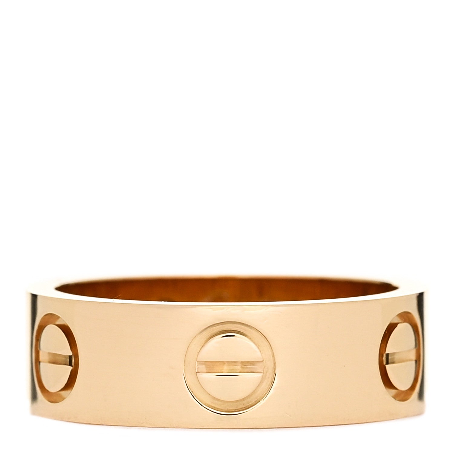 Cartier 18K Yellow Gold 5.5mm LOVE Ring 48 4.5 1 of 5