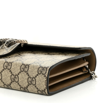 Gucci GG Supreme Monogram Mini Dionysus Chain Wallet Beige Taupe 10 of 11