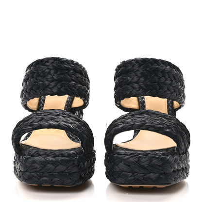 Bottega Veneta BOTTEGA VENETA Trinity Weave Canalazzo Sandals 39.5 Black 2 of 8