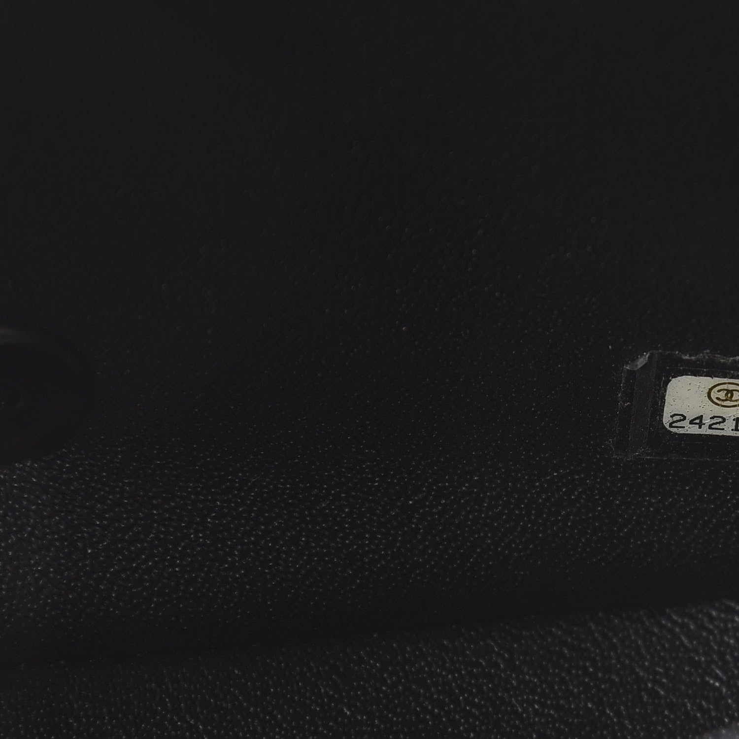 Chanel Crumpled Calfskin Quilted Mini Square Flap So Black 8 of 8