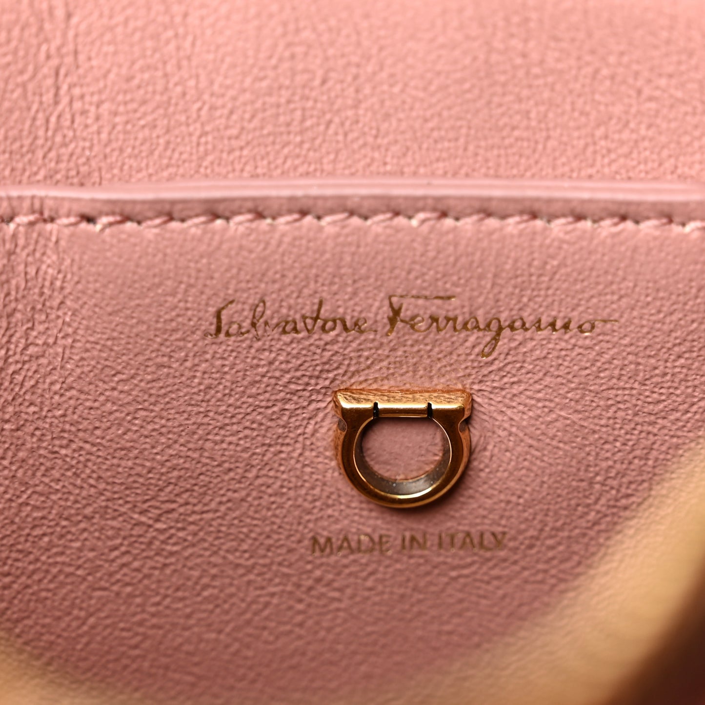 Calfskin Trifolio Crossbody Bag Antique Rose