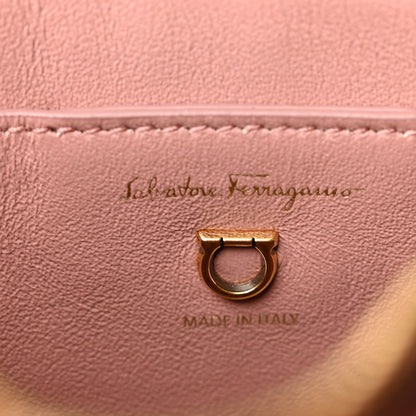 Salvatore Ferragamo Calfskin Trifolio Crossbody Bag Antique Rose 6 of 10