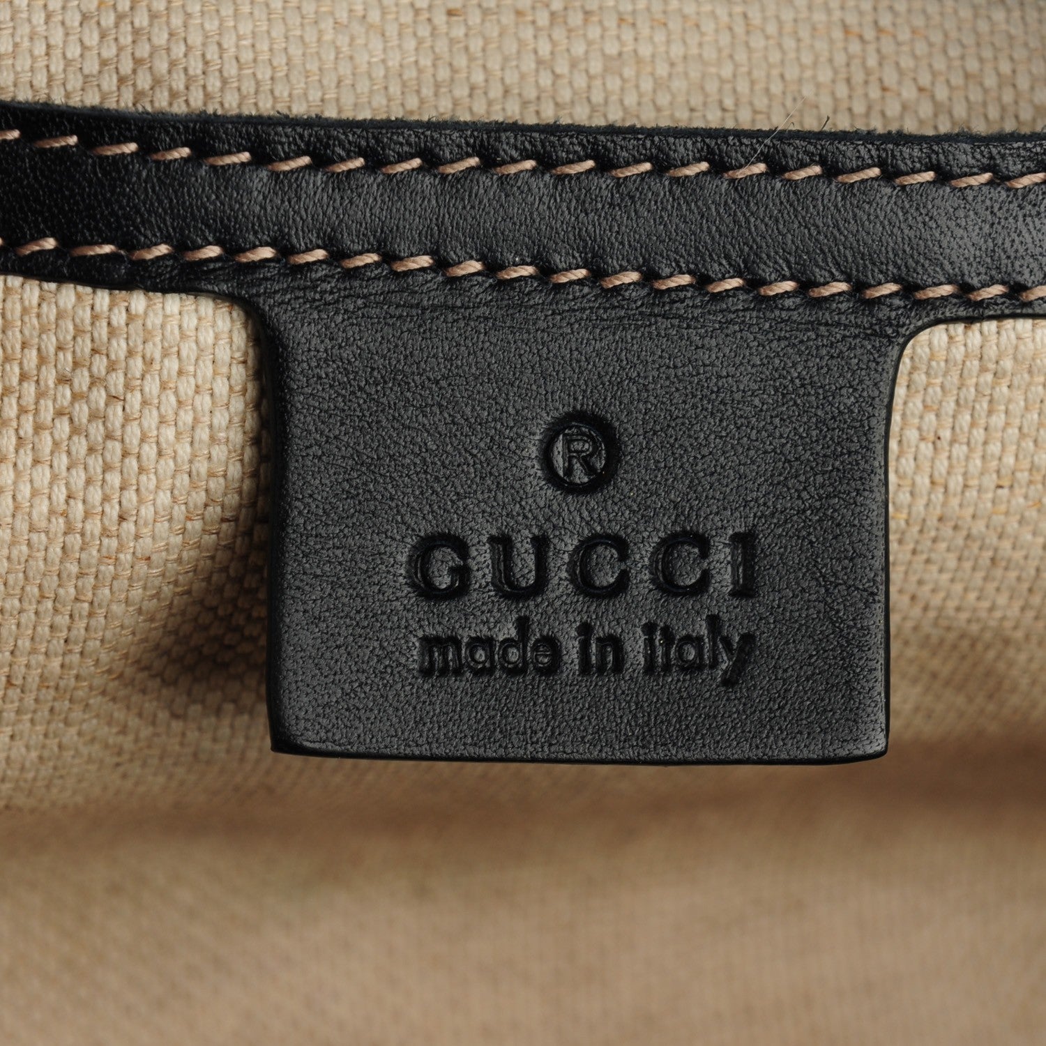 Gucci GG Supreme Monogram Selleria Calfskin Medium Messenger Bag Beige Blue 5 of 7