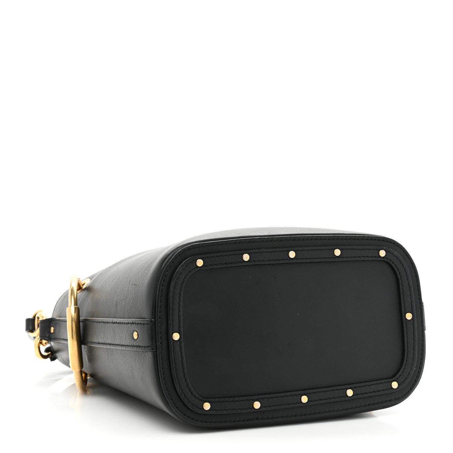 Chloe Smooth Calfskin Small Roy Bucket Bag Black 4 of 15