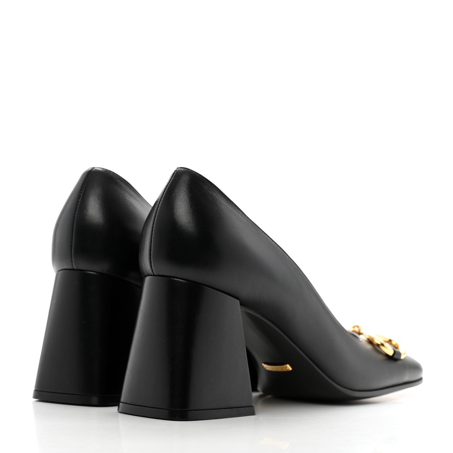 Gucci Malaga Kid Horsebit 75mm Pumps 40 Black 5 of 10