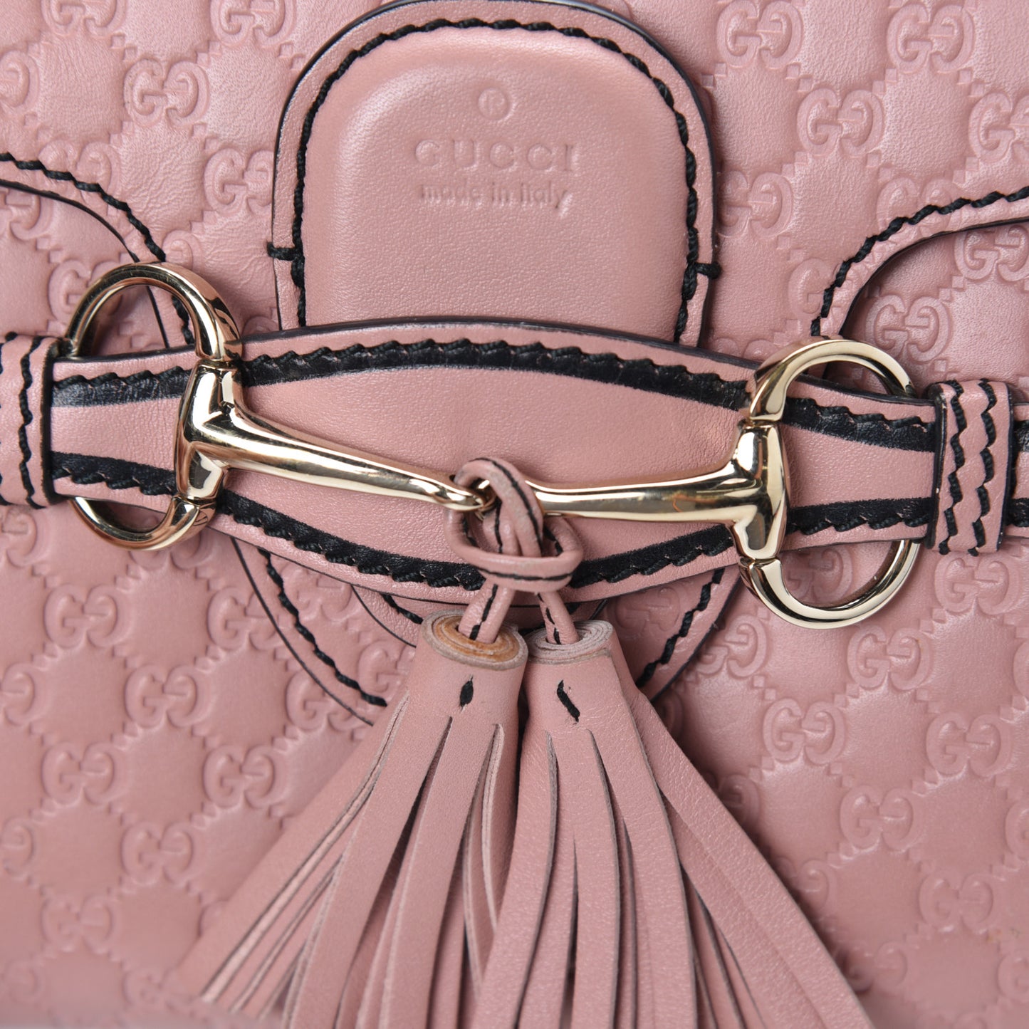 Microguccissima Mini Emily Shoulder Bag Soft Pink