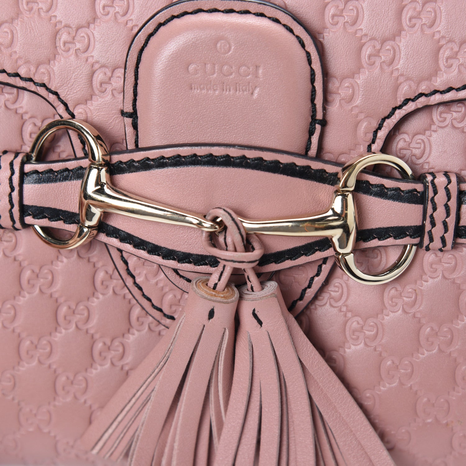 Gucci Microguccissima Mini Emily Shoulder Bag Soft Pink 10 of 10