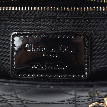 Christian Dior Patent Cannage Mini Lady Dior Black 6 of 16