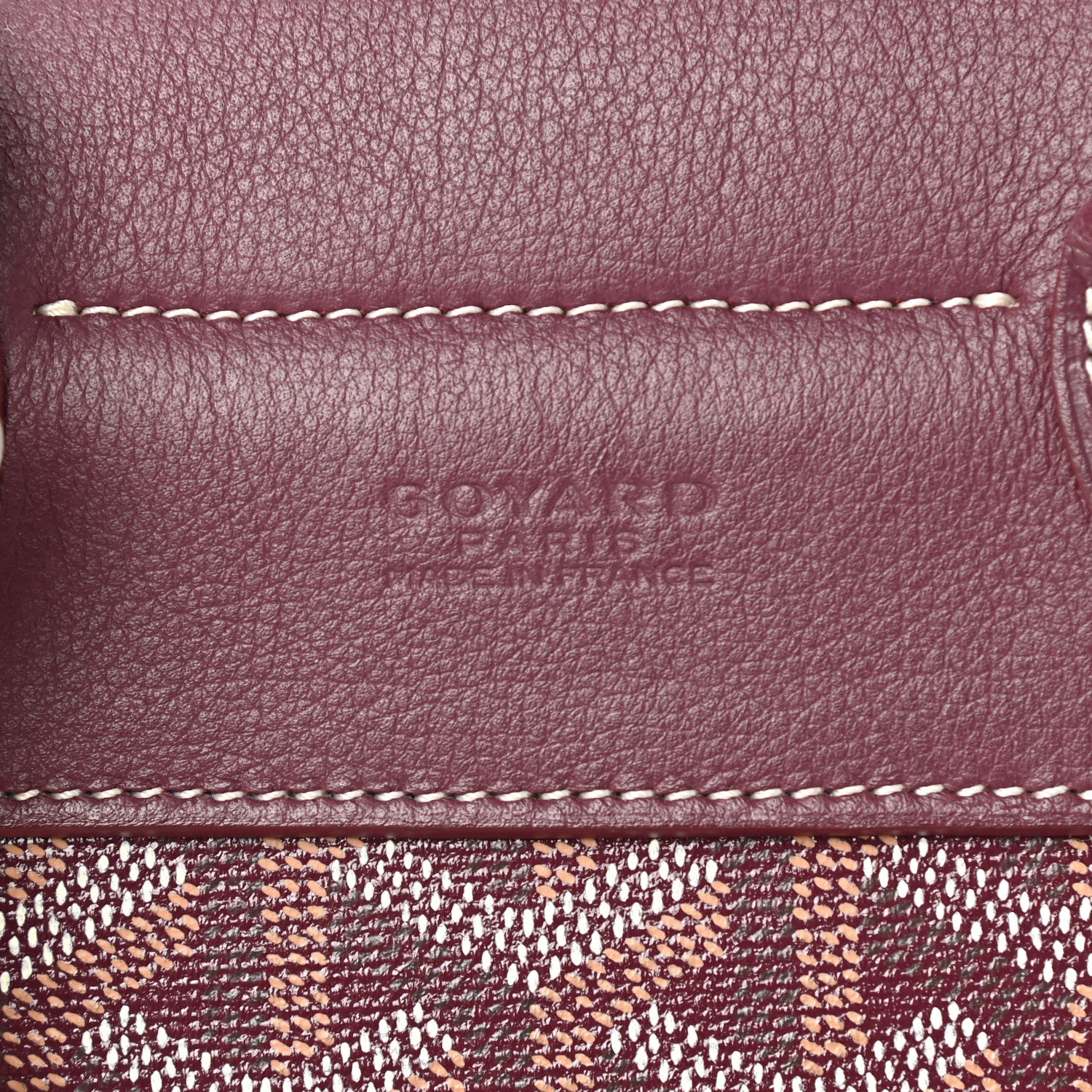 Goyard Goyardine Calfskin Mini Alpin Backpack Bordeaux 6 of 12