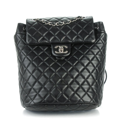 Chanel Lambskin Quilted Small Urban Spirit Backpack Black 1 of 8