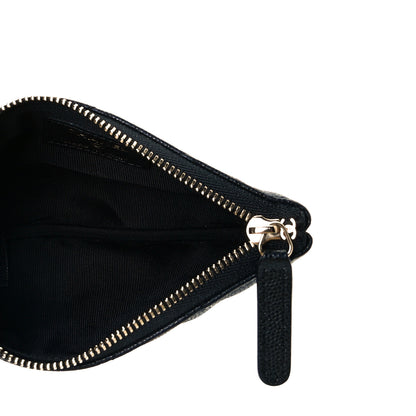 Chanel Caviar Quilted Small Cosmetic Case Black 7 of 7