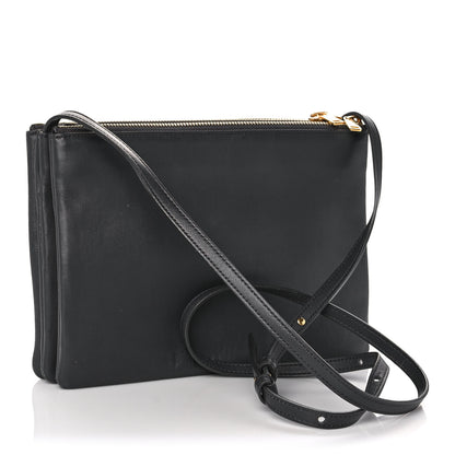 Celine Lambskin Small Trio Crossbody Bag Medium Grey 3 of 10