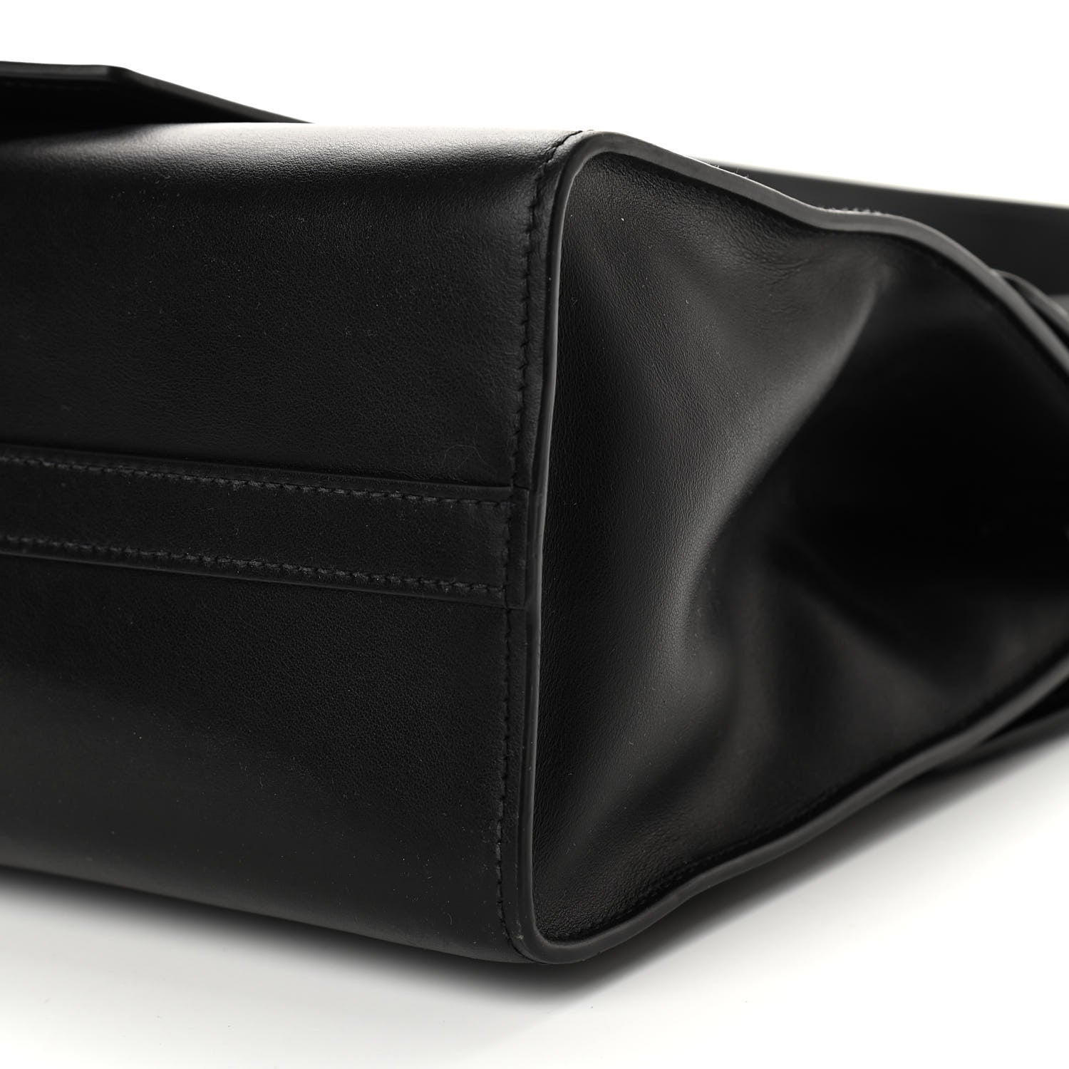 Prada City Calf Ribbon Shoulder Bag Black 9 of 10