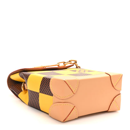Louis Vuitton Damier Pop Nano Steamer Yellow 4 of 9