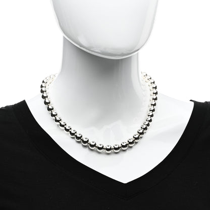 Tiffany Sterling Silver 10mm HardWear Ball Necklace 2 of 4