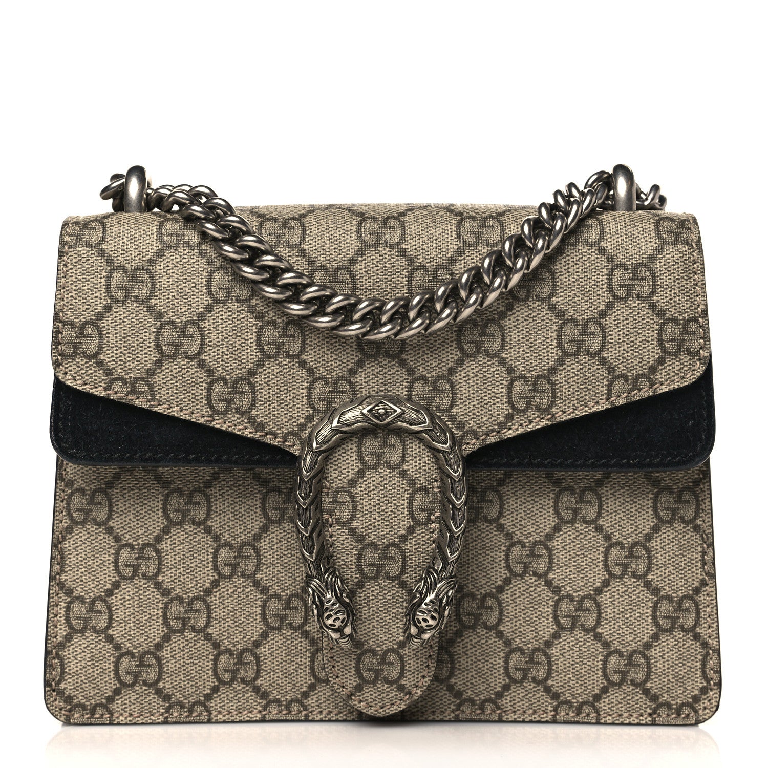 Gucci GG Supreme Monogram Mini Dionysus Shoulder Bag Black 1 of 9