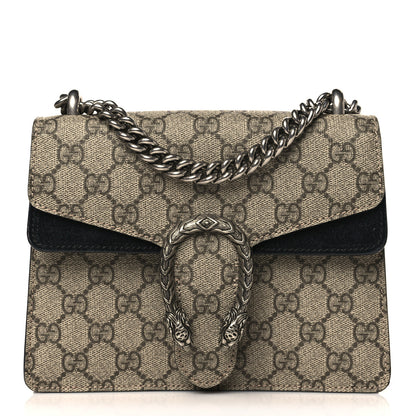 Gucci GG Supreme Monogram Mini Dionysus Shoulder Bag Black 1 of 9